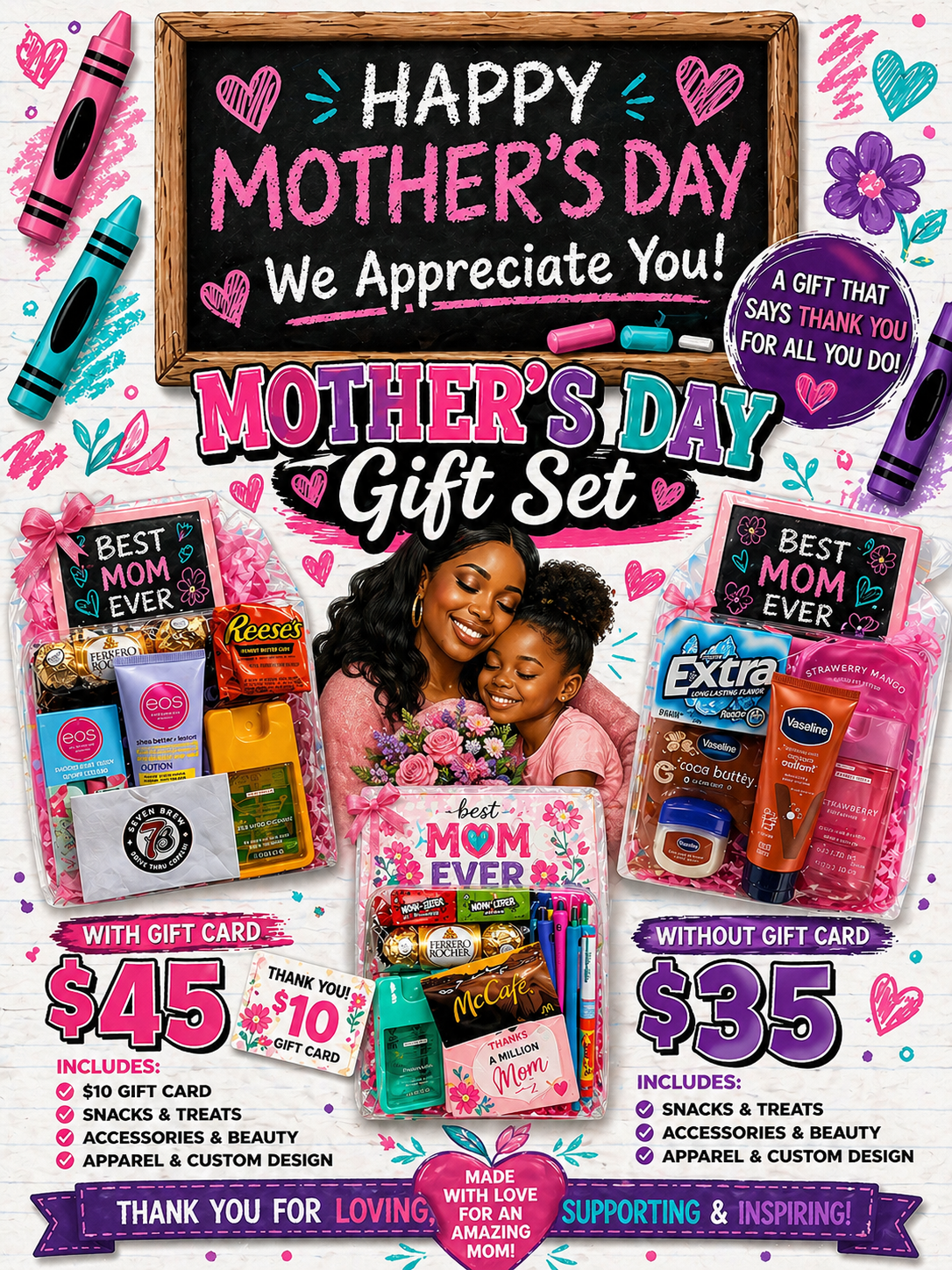 Mothers Day Gift Set-With photo